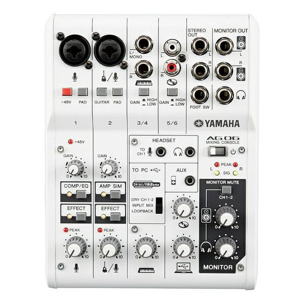 Микшерный пульт Yamaha AG06 артикул A108330-1
