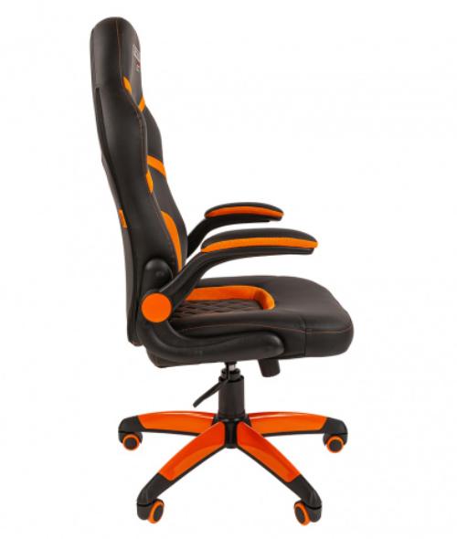 Кресло игровое Chairman game 18 00-07069663 Black/Orange артикул A151397-1-3