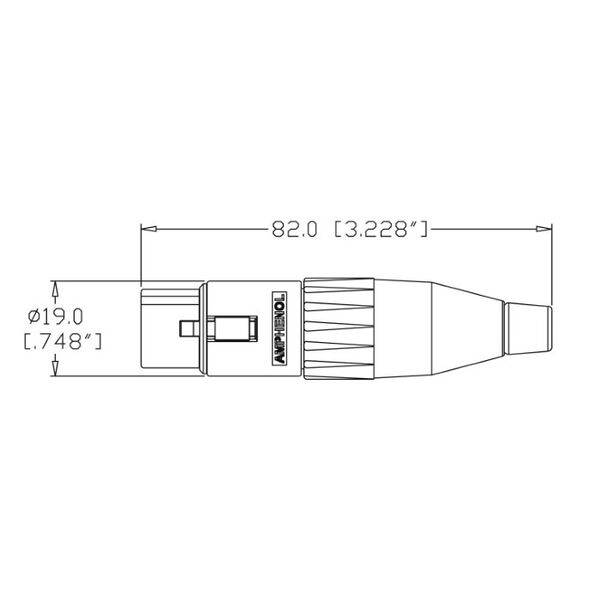 Разъем Amphenol AC5F артикул A121684-1-2