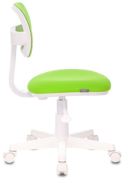 Кресло Бюрократ CH-W299/SD/TW-18 (Children chair CH-W299 l-green TW-03A TW-18 mesh/fabric cross plastic plastik белый) артикул A148234-1-3