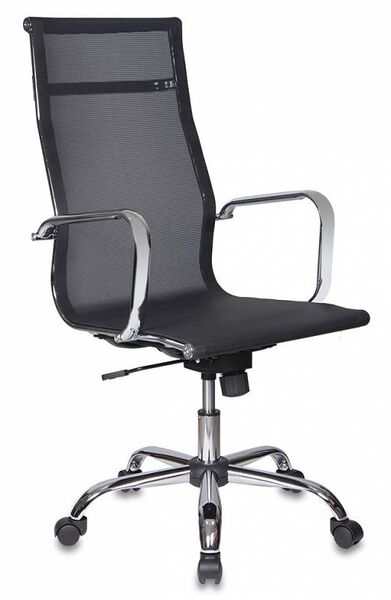 Кресло Бюрократ CH-993/M01 (Office chair CH-993 black M01 gauze cross metal хром) артикул A148297-1