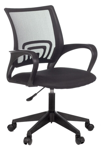 Кресло Бюрократ CH-695NLT/BLACK (Office chair CH-695NLT black TW-01 seatblack TW-11 mesh/fabric cross plastic) артикул A148239-1