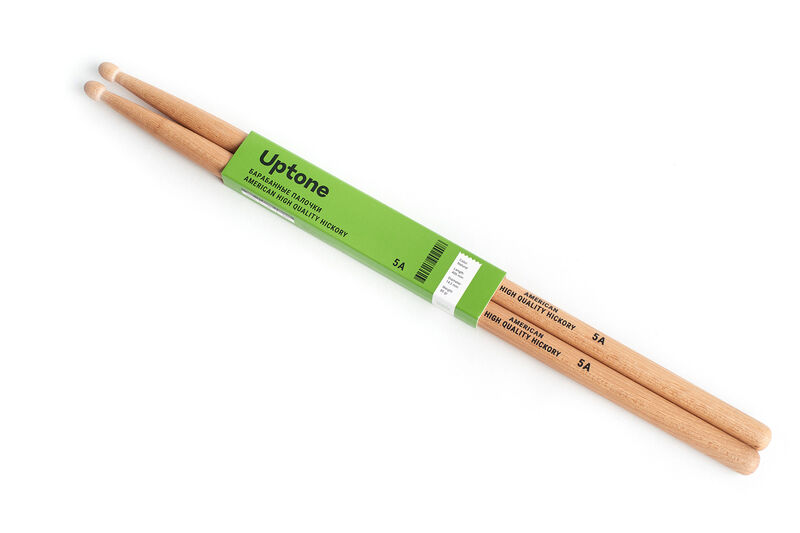 Барабанные палочки UPTONE American High Quality Hickory 5A Natural артикул A155053-1