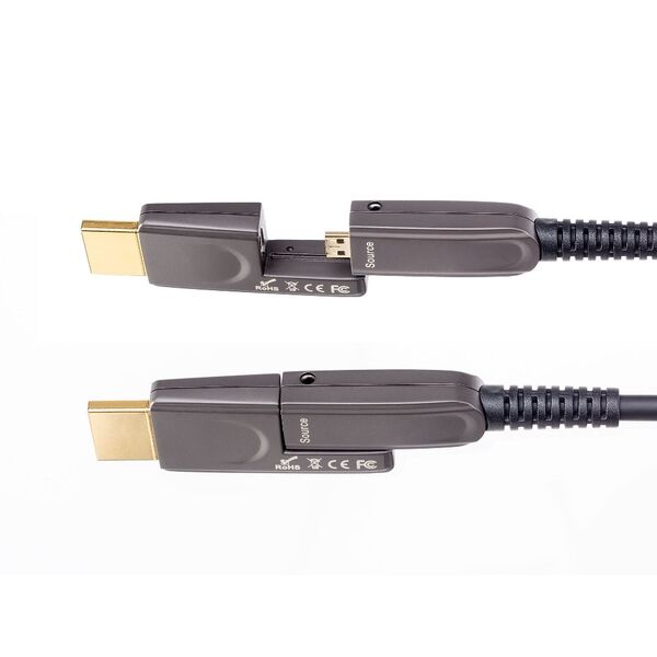 HDMI кабель In-Akustik Exzellenz Profi HDMI2.0 optical fiber cable 18Gbps, Typ D>A, 10.0 m, 0092431010 артикул A115605-1-2