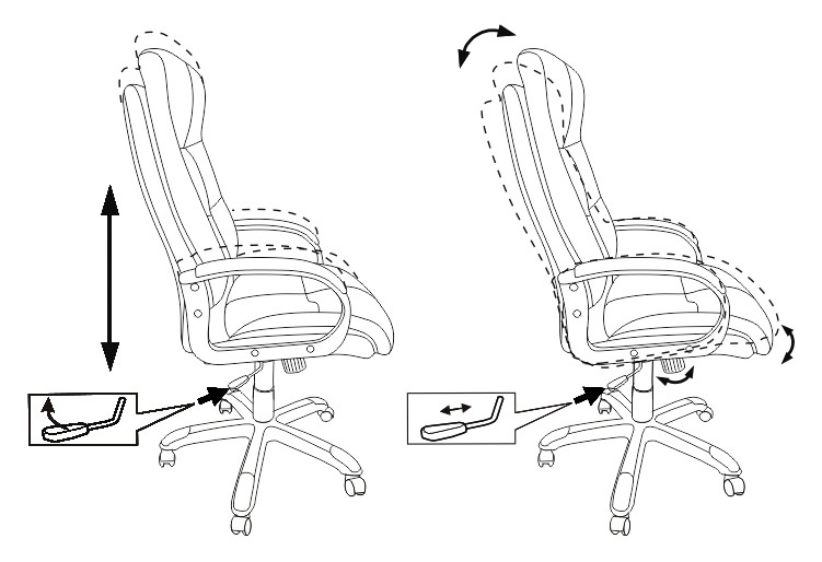 Кресло Бюрократ CH-824/LT-21 (Office chair CH-824 sandy Light-21 cross plastic) артикул A148245-1-5