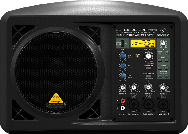 Звукоусилительный комплект Behringer B207MP3 артикул A104536-1
