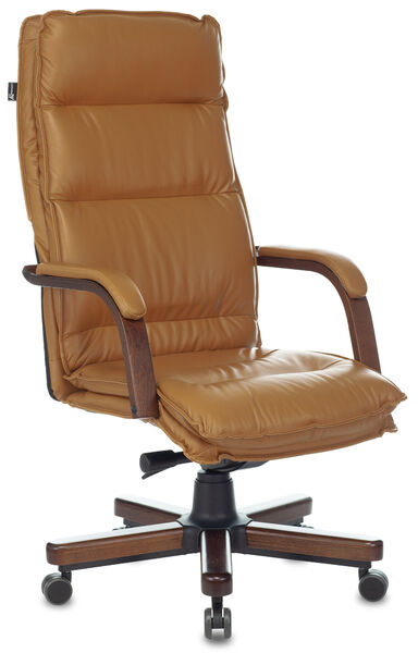 Кресло Бюрократ T-9927WALNUT/MUSTARD (Office chair T-9927WALNUT mustard leather cross metal/wood) артикул A148317-1 в интернет-магазине «HiFi-Trade»