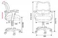 Кресло Бюрократ CH-W797/SD/TW-18 (Children chair Ch-W797 l-green TW-03A seatl-green TW-18 mesh/fabric cross plastic plastik б) артикул A148159-1-5