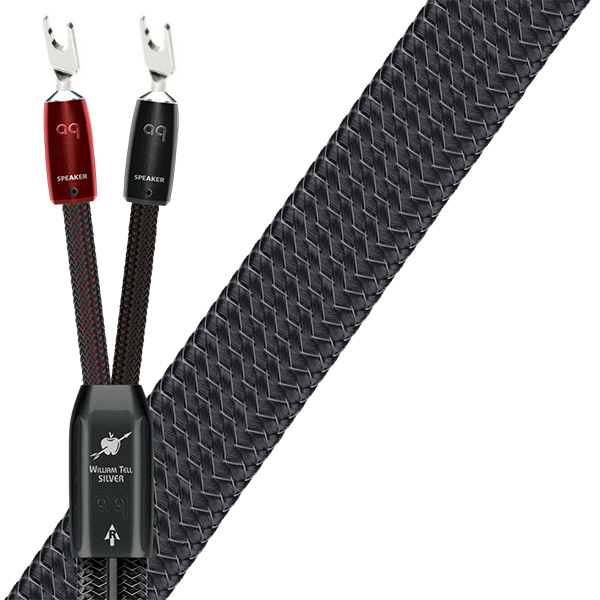 Акустический кабель AudioQuest William Tell Zero Silver (Full-Range or Treble) Spade 4.5m артикул A120397-1