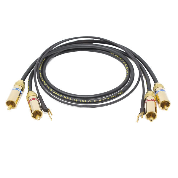 Кабель межблочный аудио Van Den Hul D-501 Silver Hybrid (RCA - RCA) 1.2m артикул A118778-1-3