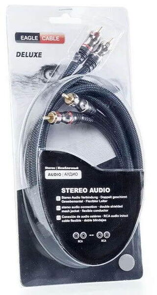 Кабель межблочный аудио Eagle Cable DELUXE Stereo Audio 0.75m #10040007 артикул A143295-1-5