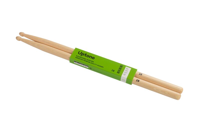 Барабанные палочки UPTONE American Premium Quality Hickory 2B Natural артикул A155056-1