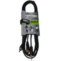 Кабель Vortex KKYD300 KONNEKT jack stereo 3,5mm-2xRCA(m), 3м