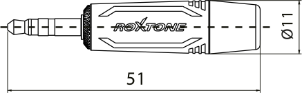 Разъем Roxtone RMJ3P-BN артикул A135624-1-2