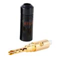 Разъем Atlas Z-plug Screw, черный с красным