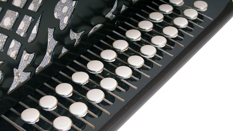 Гармонь Шуйская гармонь S6XL-A-BLACK "Чайка 204" 25х25-II артикул A162406-1-2