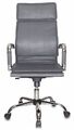 Кресло Бюрократ CH-993/GREY (Office chair CH-993 grey eco.leather cross metal хром) артикул A148264-1-2