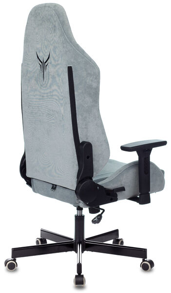 Кресло Knight N1 SKY (Game chair Knight N1 Fabric grey/l.blue Light-28 headrest cross metal) артикул A148246-1-5