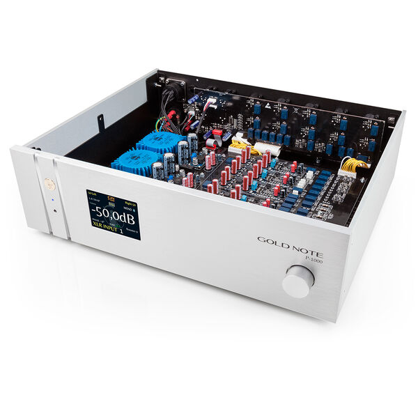 Предварительный усилитель Gold Note P-1000 MKII DELUXE silver артикул A174446-1-3
