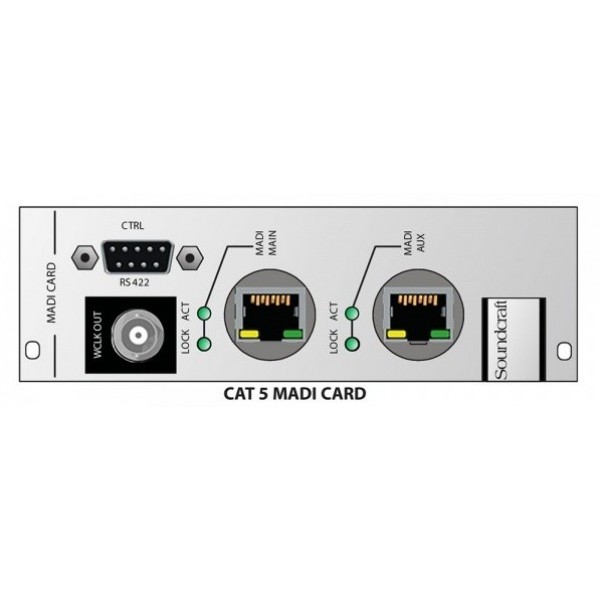 Многомодовая карта Soundcraft CSB Optical MADI HD card Multi mode артикул A127986-1