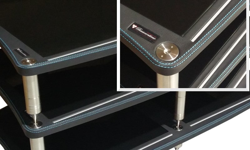 Стойка антивибрационная Bassocontinuo Accordeon XL4 B McIntosh Black glass 235мм артикул A124698-1-3