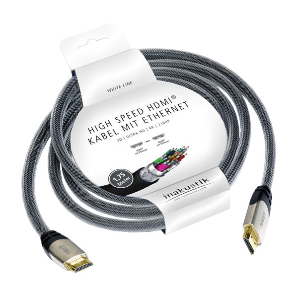 HDMI кабель In-Akustik White HDMI 1.75m #010527502 артикул A112289-1