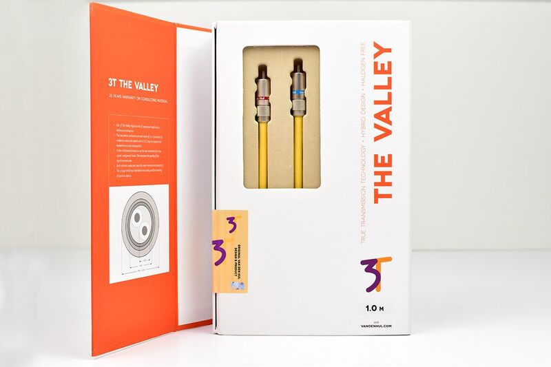 Кабель межблочный аудио Van Den Hul 3T The Valley RCA 1.0m артикул A103993-1-3