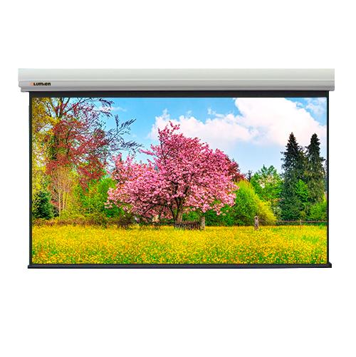 Экран с электроприводом Lumien [LMLC-100114] Master Large Control 266x453 см (раб. область 249х443 см) (200") Matte White FiberGlass артикул A132258-1