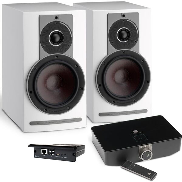 Полочная акустика Dali Rubicon 2 C white high gloss + DALI Sound Hub + BluOS Module артикул A129392-1
