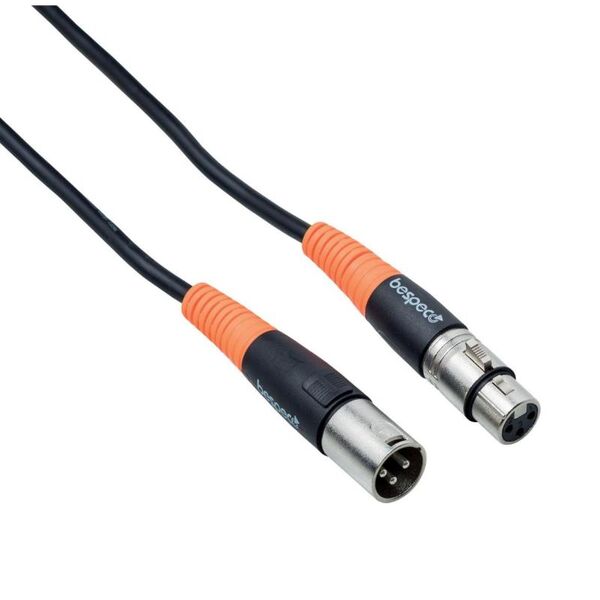 Микрофонный кабель Bespeco SLFM450, XLR3 pole (F)- XLR3 pole (M), 4,5м артикул A126350-1