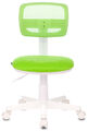 Кресло Бюрократ CH-W299/SD/TW-18 (Children chair CH-W299 l-green TW-03A TW-18 mesh/fabric cross plastic plastik белый) артикул A148234-1-2