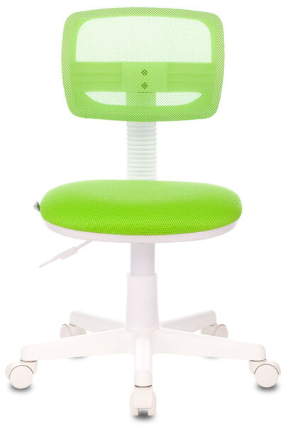 Кресло Бюрократ CH-W299/SD/TW-18 (Children chair CH-W299 l-green TW-03A TW-18 mesh/fabric cross plastic plastik белый) артикул A148234-1-2