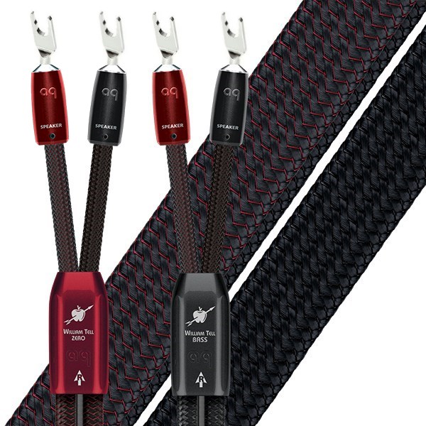 Акустический кабель AudioQuest William Tell Treble + William Tell Bass BiWire Spade 2.0m артикул A120359-1