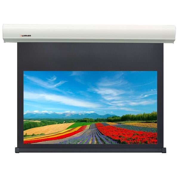 Экран с электроприводом Lumien Cinema Control 185x303 cm (раб. область 166x295 cm) (133") Matte White FiberGlass белый корпус [LCC-100115] артикул A113359-1