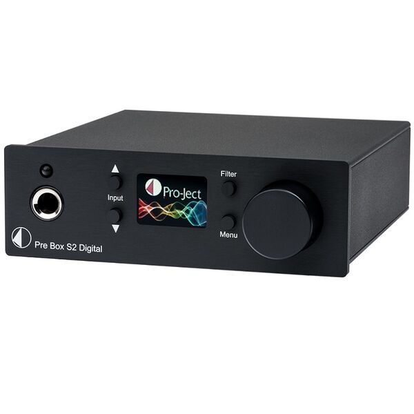 Стерео предусилитель Pro-Ject PRE BOX S2 Digital black артикул A113833-1