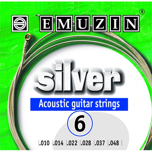 Струны для акустической гитары Emuzin 6А203 SILVER артикул A168727-1 в интернет-магазине «HiFi-Trade»