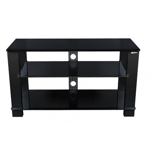 Подставка под телевизор Antall Almeon-03 (черный/тонированное стекло) артикул A102809-1