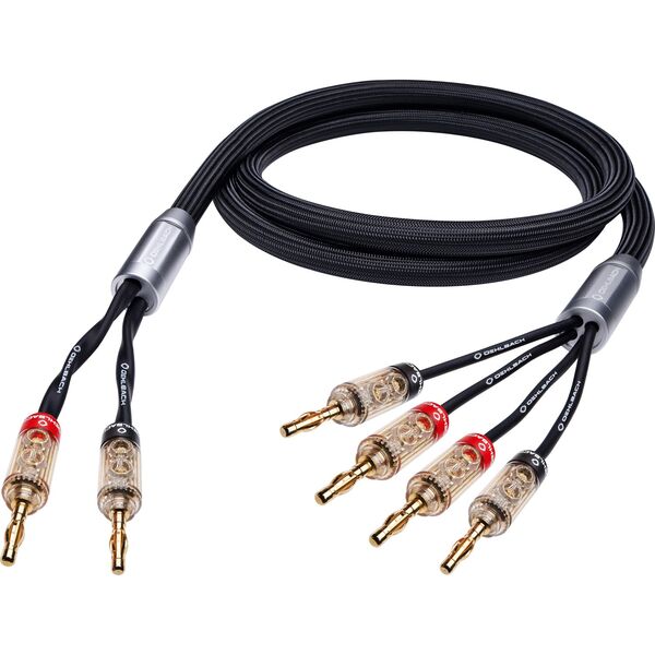 Акустический кабель Oehlbach STATE OF THE ART XXL Fusion Two Cable Set, 2x2,0m, bi-wiring w.banana, D1C14223 артикул A159772-1