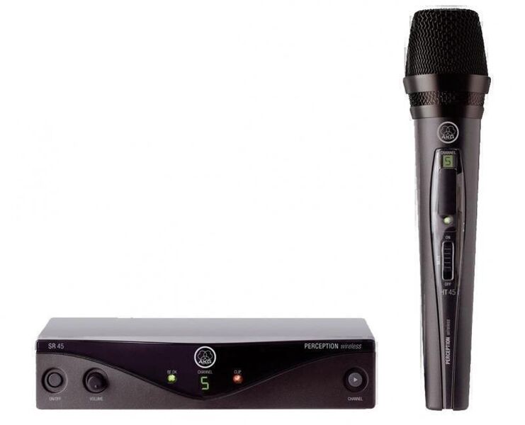 Микрофонные радиосистемы AKG Perception Wireless 45 Vocal Set BD-A (530-560) black артикул X33974120-1