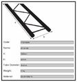 Ферма алюминиевая Dura Truss DT 22-300 straight артикул A125800-1-3