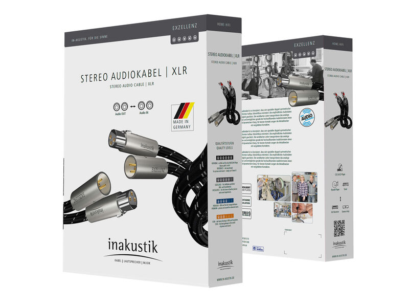 XLR кабель In-Akustik Exzellenz Stereo Cable XLR 0.75m #006050007 артикул A112334-1-2