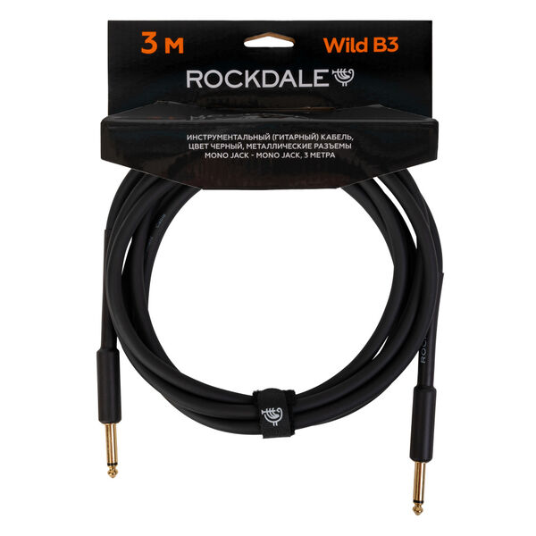 Инструментальный кабель ROCKDALE Wild B3 Black артикул A155119-1