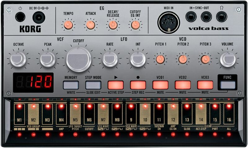 Драм-машина KORG volca bass артикул A109124-1-2