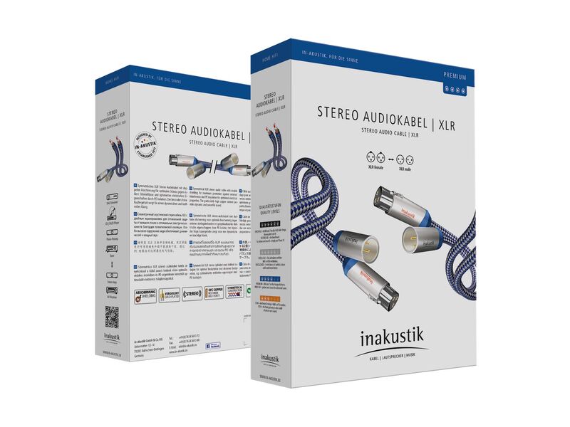 Кабель межблочный In-Akustik Premium Audio Cable XLR 5.0m #0040505 артикул A112340-1-2