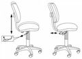 Кресло Бюрократ CH-204NX/STICK-BLUE (Children chair CH-204NX blue Sticks 06 cross plastic) артикул A148224-1-6