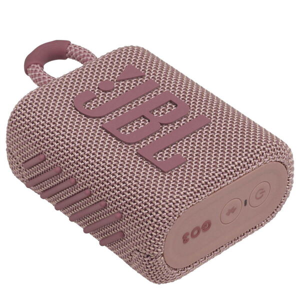 Портативная колонка JBL Go 3 Pink (JBLGO3PINK) артикул A141955-1-4