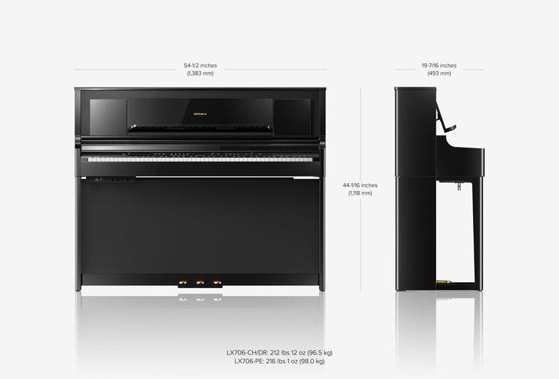 Цифровое пианино Roland LX706-DR + KSL706-DR артикул A126765-1-5