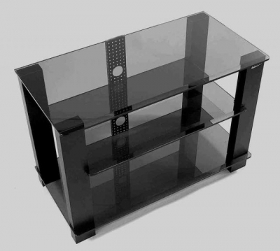 Подставка под телевизор Antall Almeon-03 (черный/тонированное стекло) артикул A102809-1-2