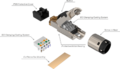 Разъем Roxtone RJ45C6A-MH артикул A135622-1-3