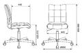 Кресло Бюрократ CH-330M/VELV88 (Office chair CH-330M red Velvet 88 cross metal хром) артикул A148161-1-6